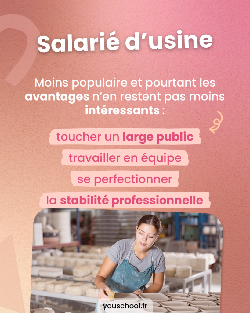 Devenir salarié d'usine après son CAP Tournage en Céramique