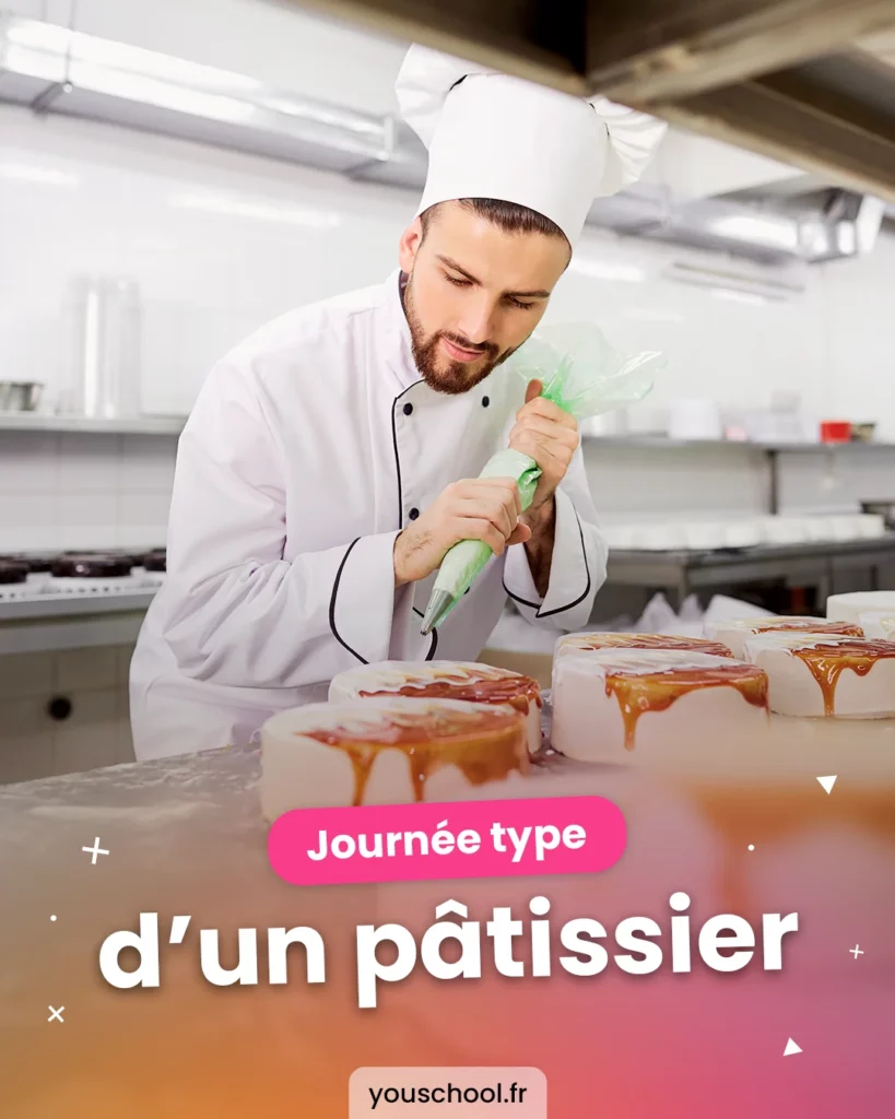 Découvrez la journée type d'un pâtissier