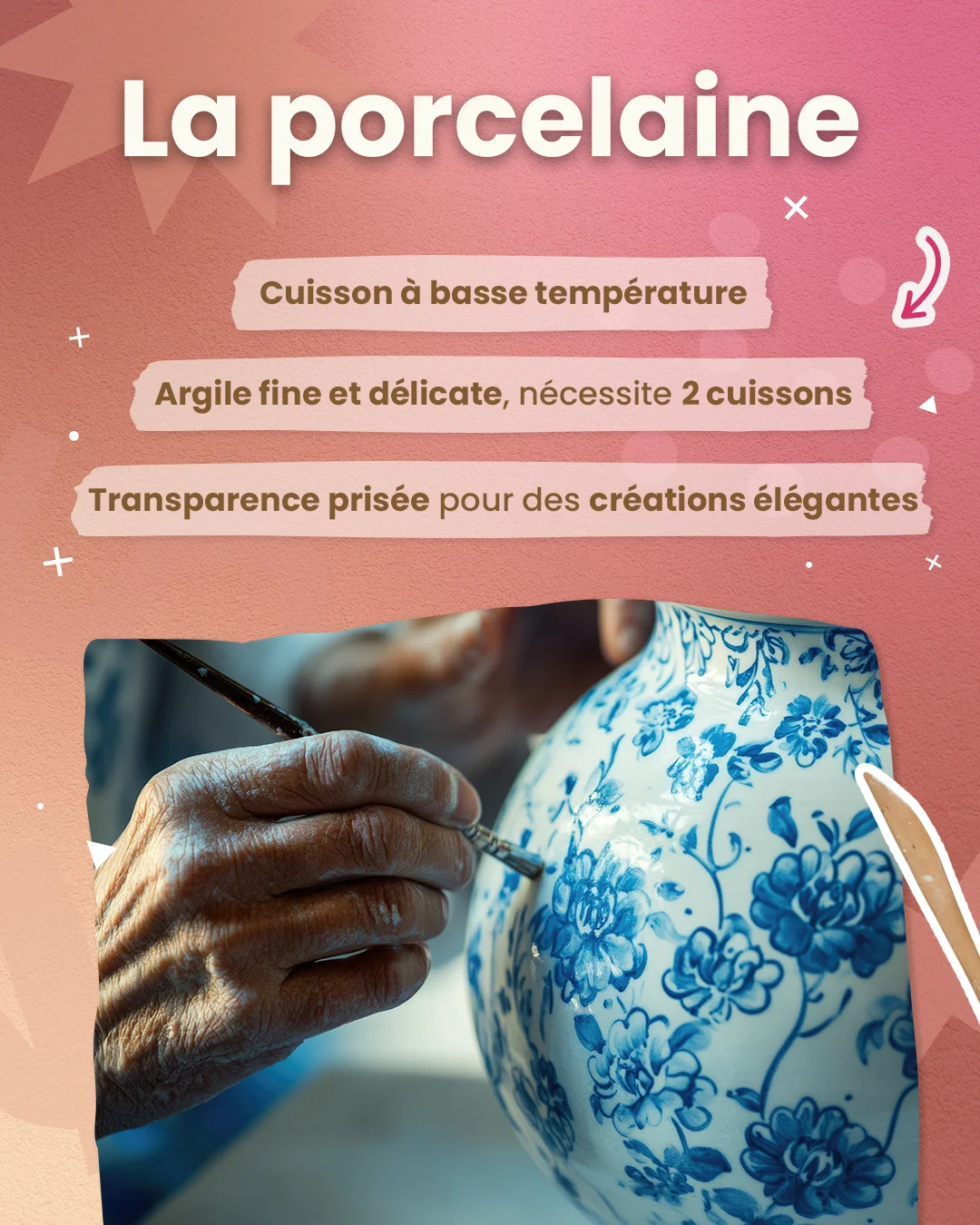 Les trois grands types d'argiles les plus utilisés en poterie et céramique