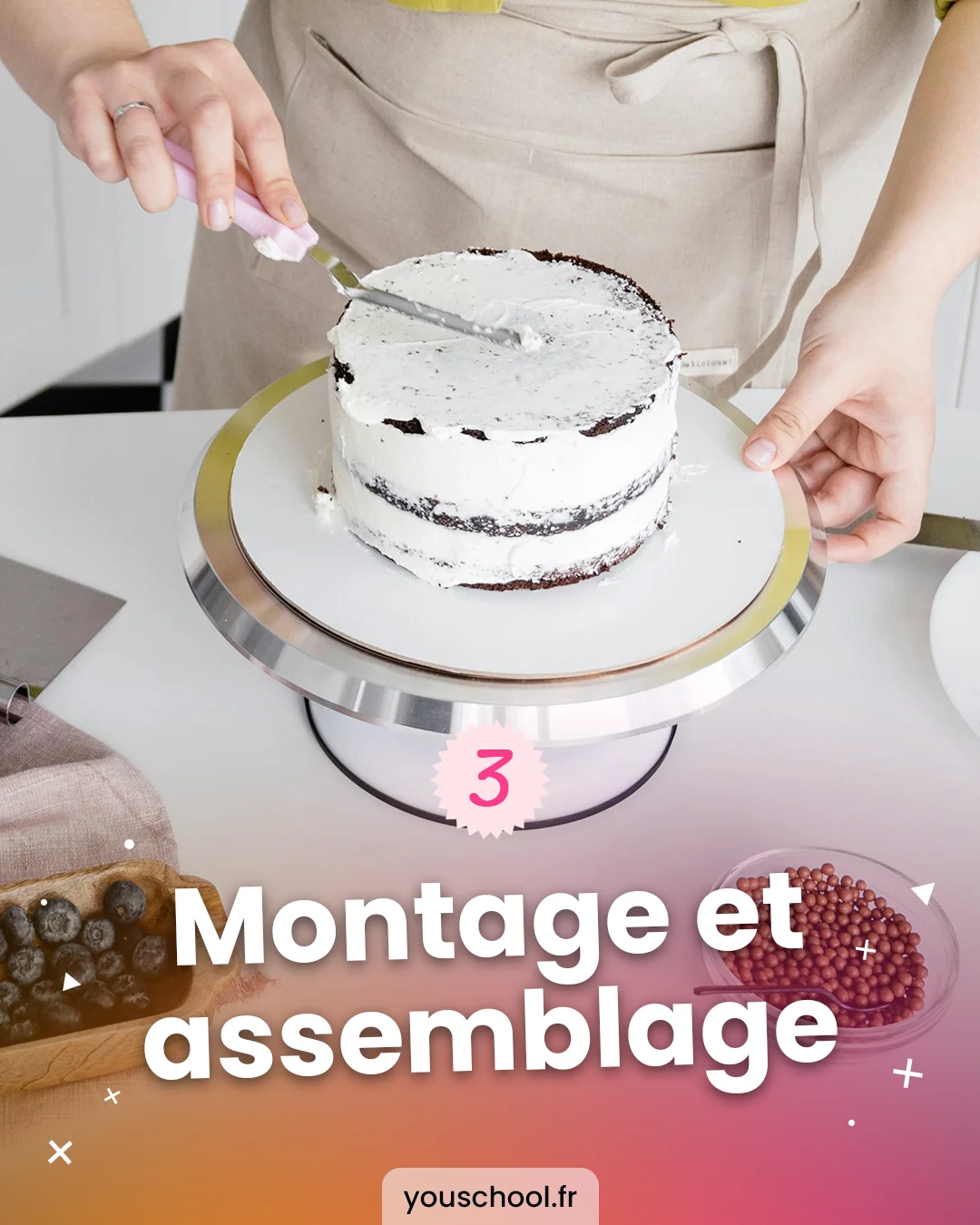 Les étapes principales pour réaliser un Layer Cake