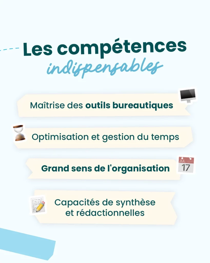 Compétences secrétaire sans diplôme