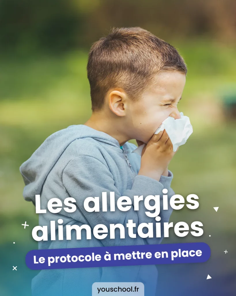 Quel protocole mettre en place en cas d'allergies de l'enfant, en tant que professionnel de la petite enfance