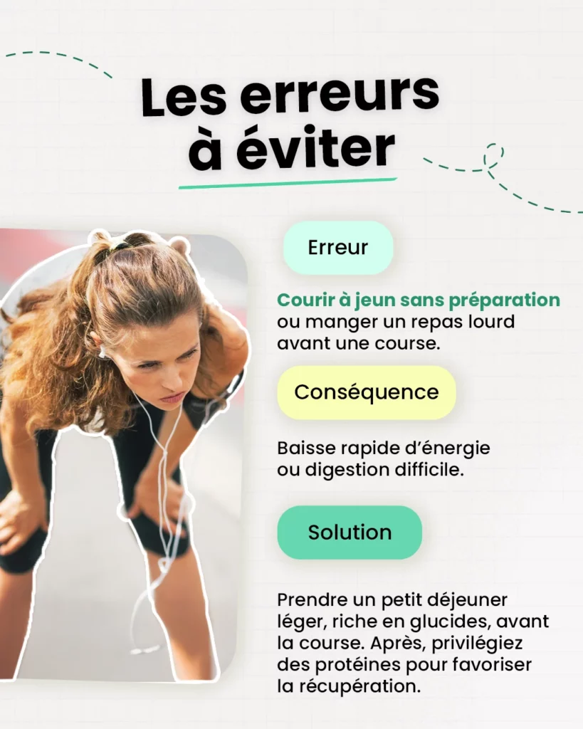 Les différentes erreurs à éviter en nutrition lors de la pratique sportive