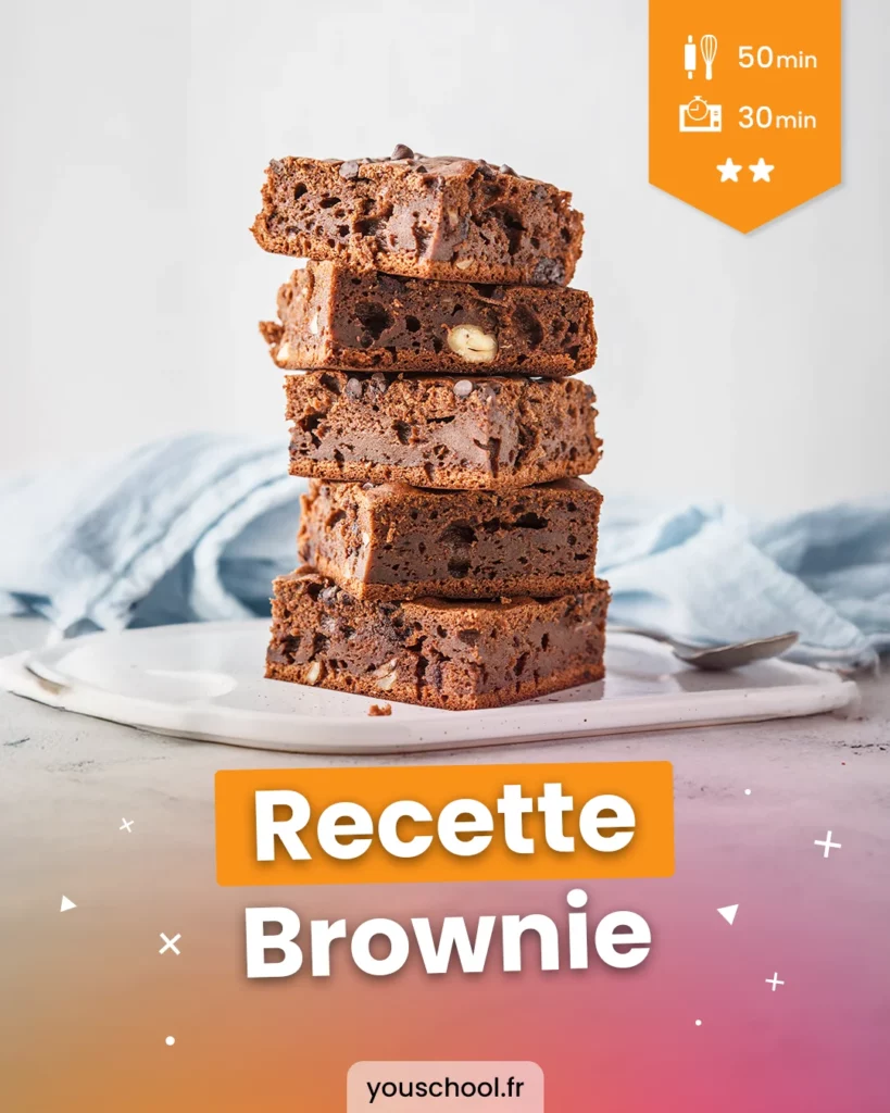 Ne manquez pas la recette du brownie healthy, sans œuf ni lait !