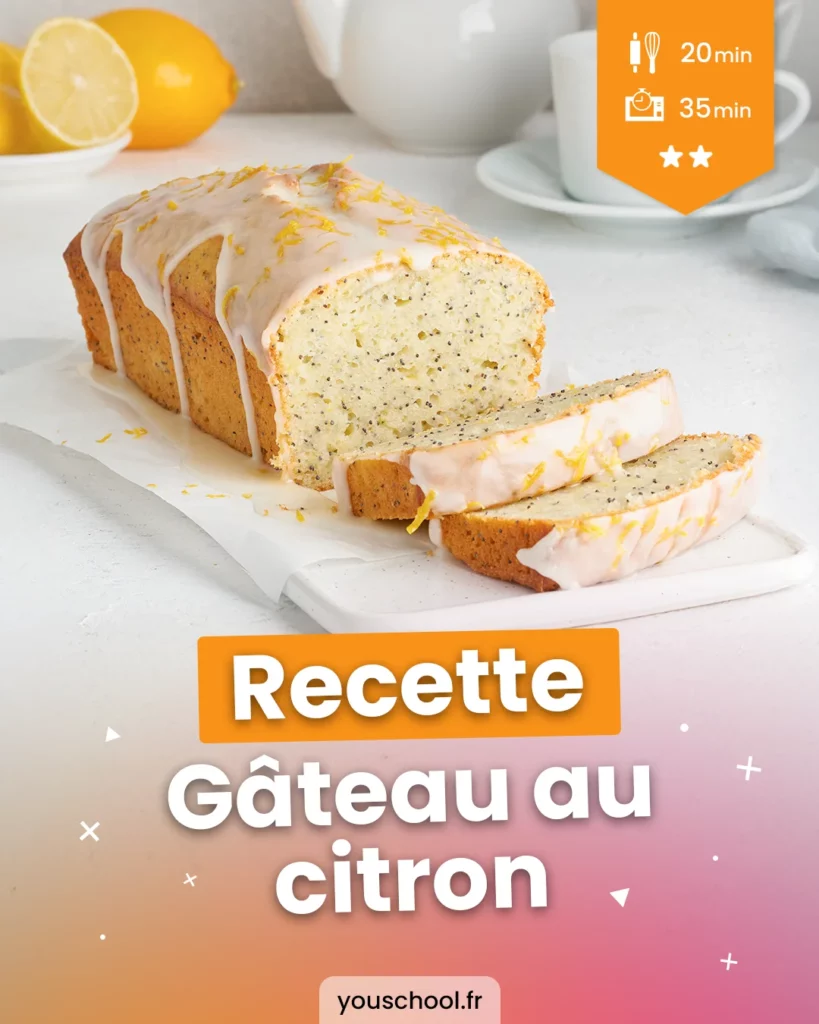 La recette phare du gâteau au citron sans œuf ni lait !