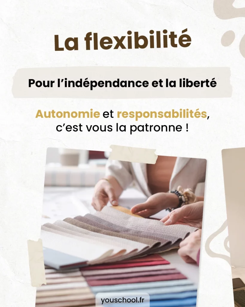 Devenir décoratrice d'intérieur en freelance, les avantages et les inconvénients.