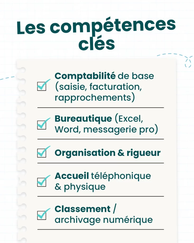 Les compétences clés à mettre en avant sur son CV de secrétaire comptable