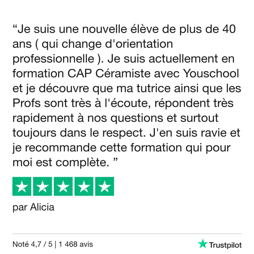 Trustpilot Review - Alicia