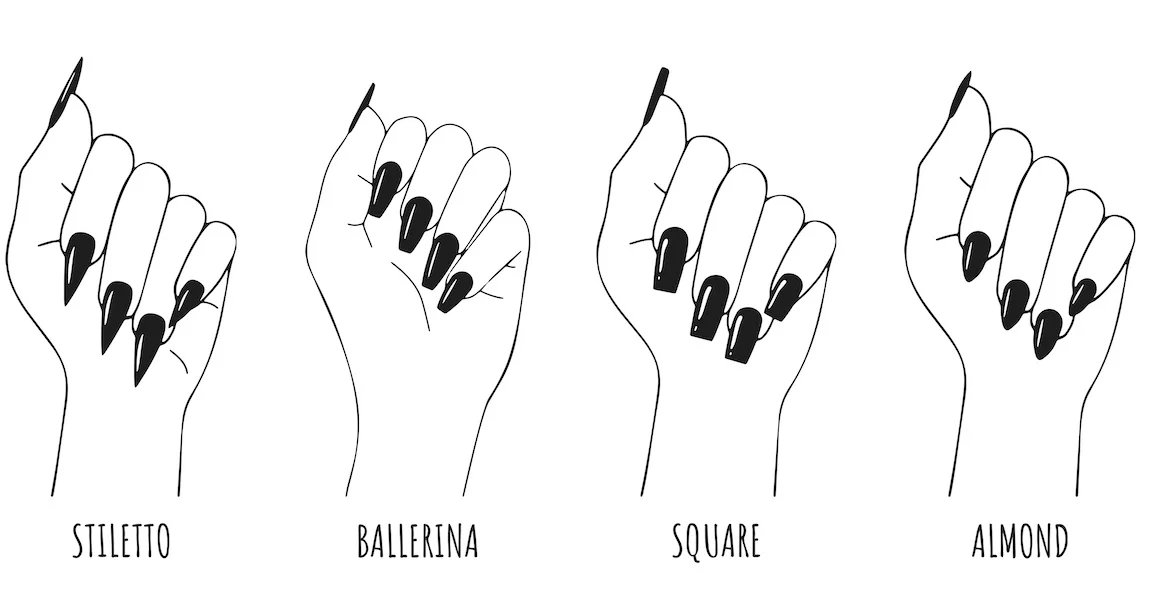Carré, amande, stiletto... Quelle forme d'ongles adopter pour être tendance ?