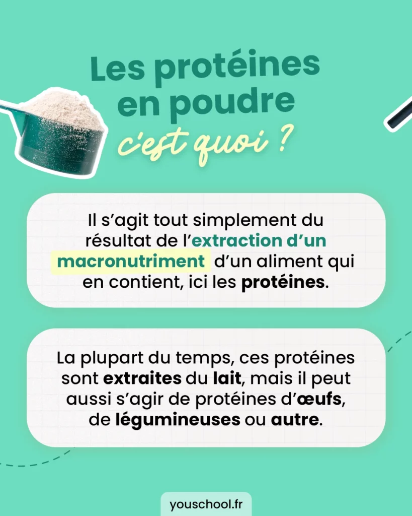 Qu'est-ce que sont les protéines en poudre ?