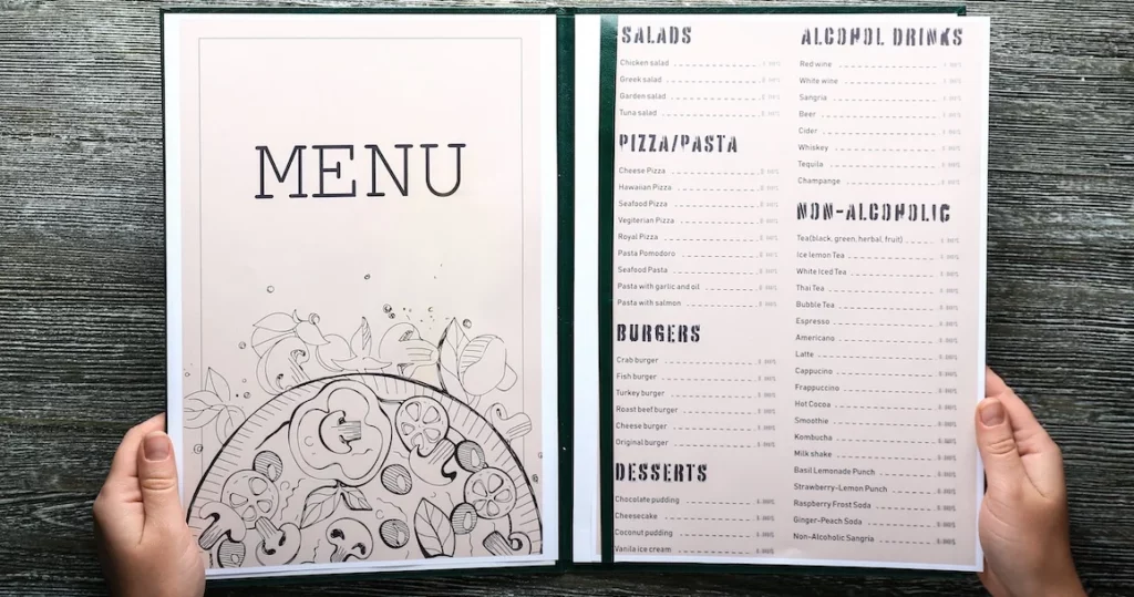 Découvrez comment créer un menu de restaurant simple et attractif