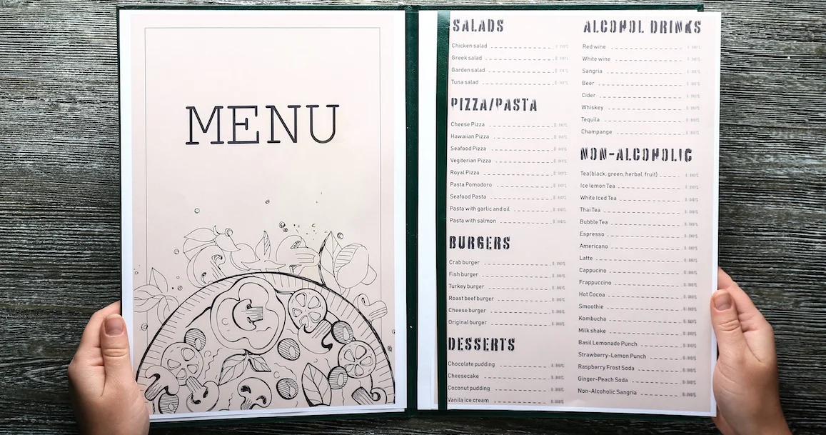 Découvrez comment créer un menu de restaurant simple et attractif
