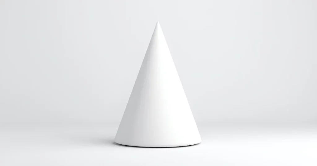 forme cône en 3D sketchup
