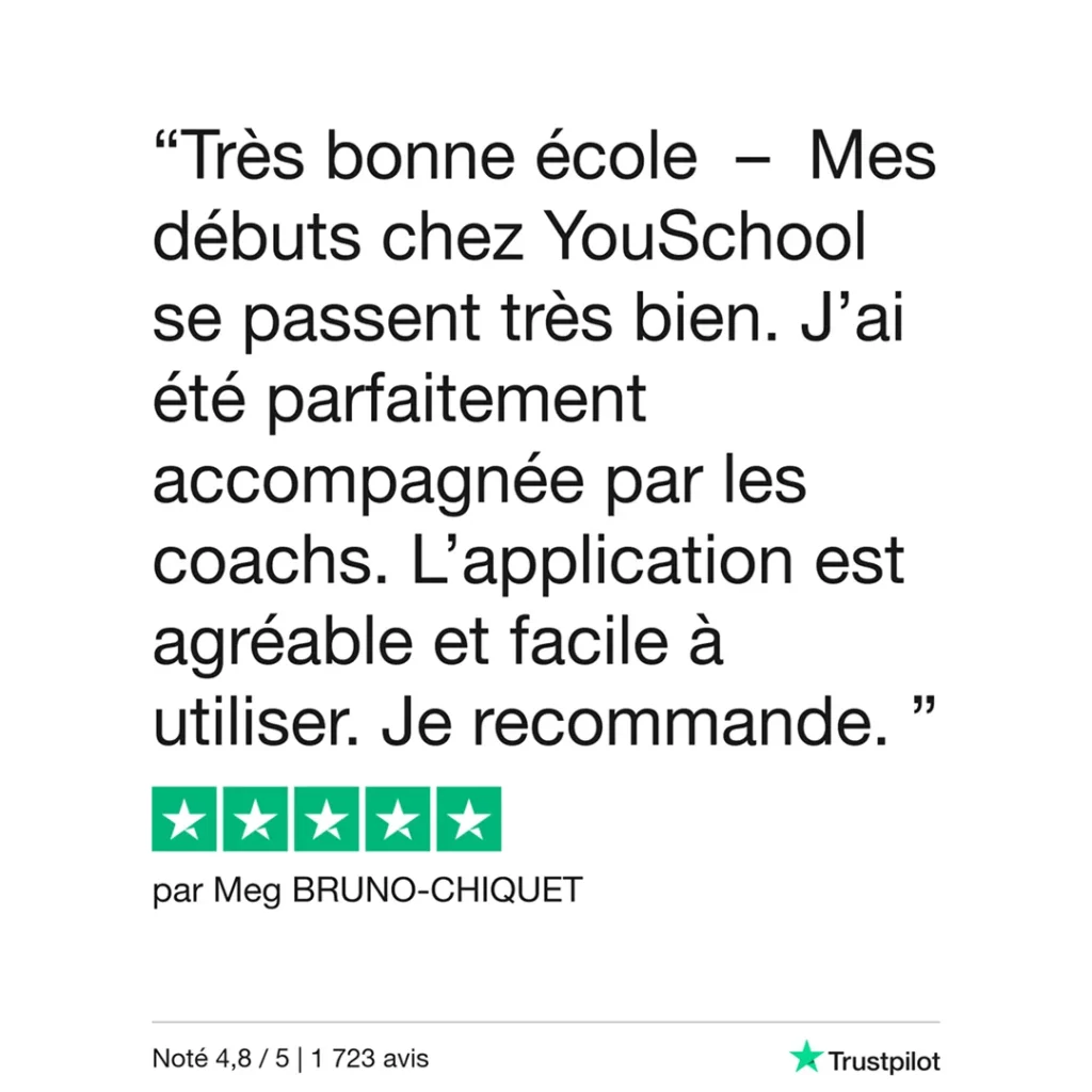 Trustpilot Review - Meg BRUNO-CHIQUET